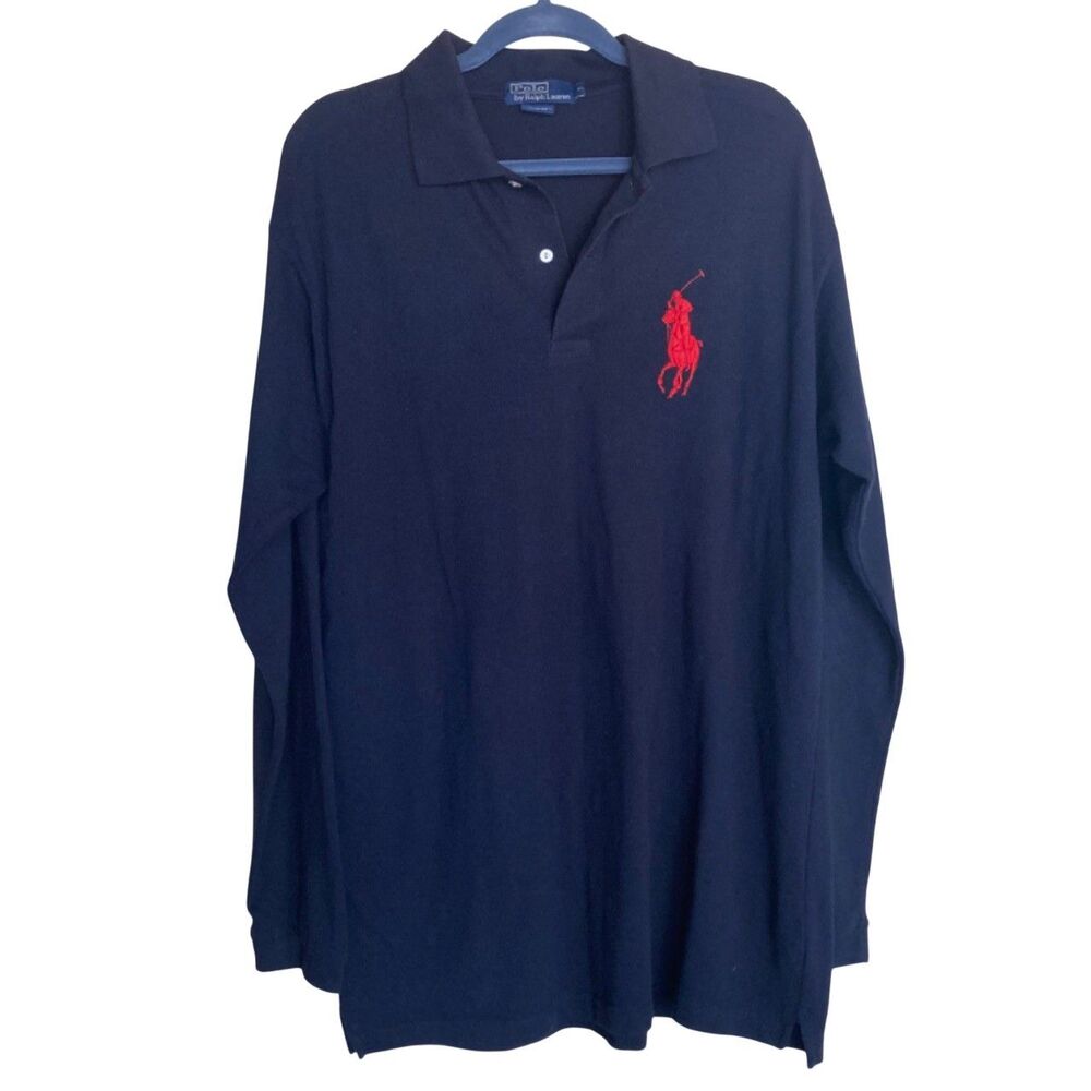 Polo Ralph Lauren Rugby Polo Shirt Men XL Big Pony Golf Preppy